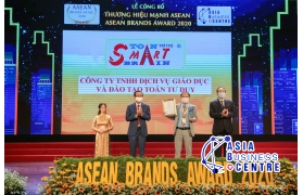 Toán Trí Tuệ SMART BRAIN - Vinh dự đạt Top 10 Thương hiệu Mạnh ASEAN 2020
